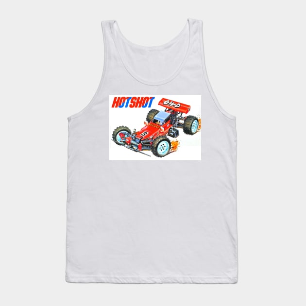 Classic RC Race Car Hot Shot Tank Top by Starbase79